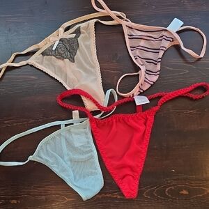 Mixed Thong Panties Bundle - Jessica Simpson - All Size Large (L)